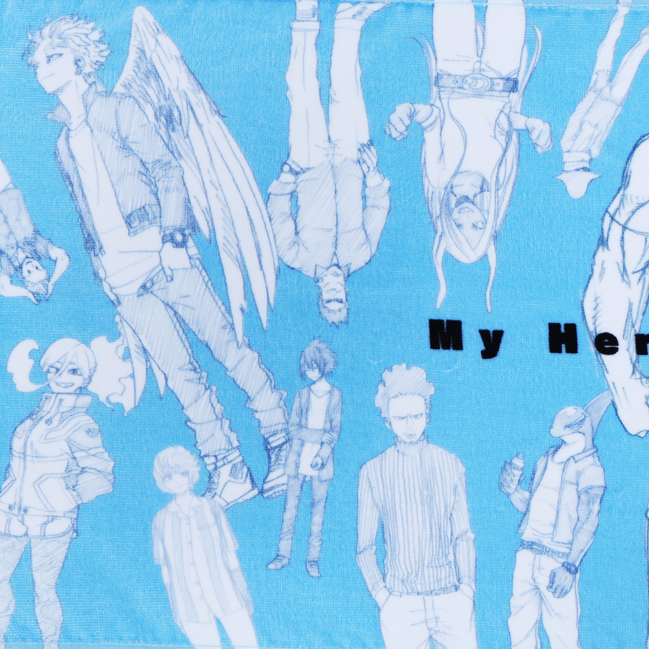 フェイスタオル BLUE