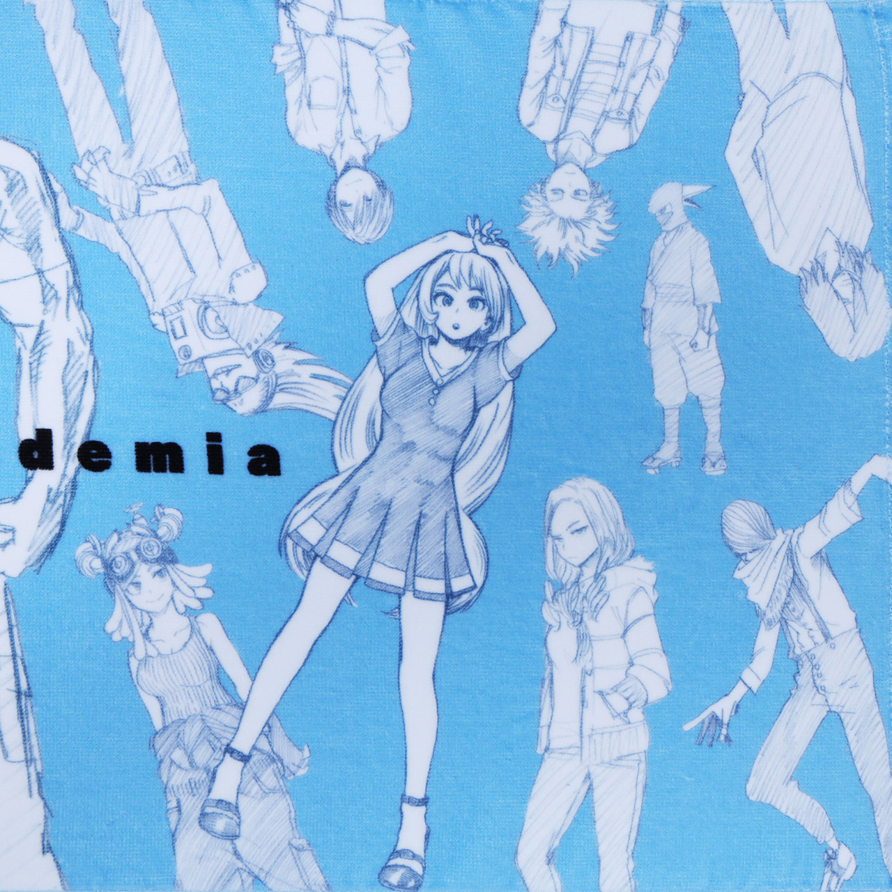 フェイスタオル BLUE