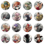 コレクション缶バッジ　KEY VISUAL HEROES VS VILLAINS EXTREME（全16種／ランダム1種入り）
