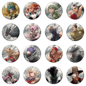 コレクション缶バッジ　KEY VISUAL HEROES VS VILLAINS EXTREME　全種セット（全16種入り）