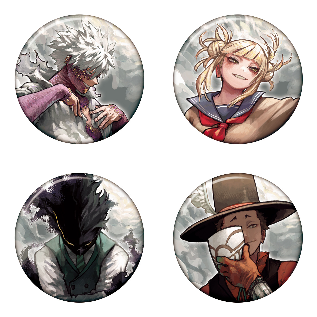 コレクション缶バッジ　KEY VISUAL HEROES VS VILLAINS EXTREME　全種セット（全16種入り） 