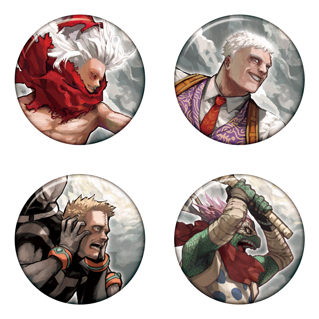 コレクション缶バッジ　KEY VISUAL HEROES VS VILLAINS SUPREME（全16種／ランダム1種入り） 