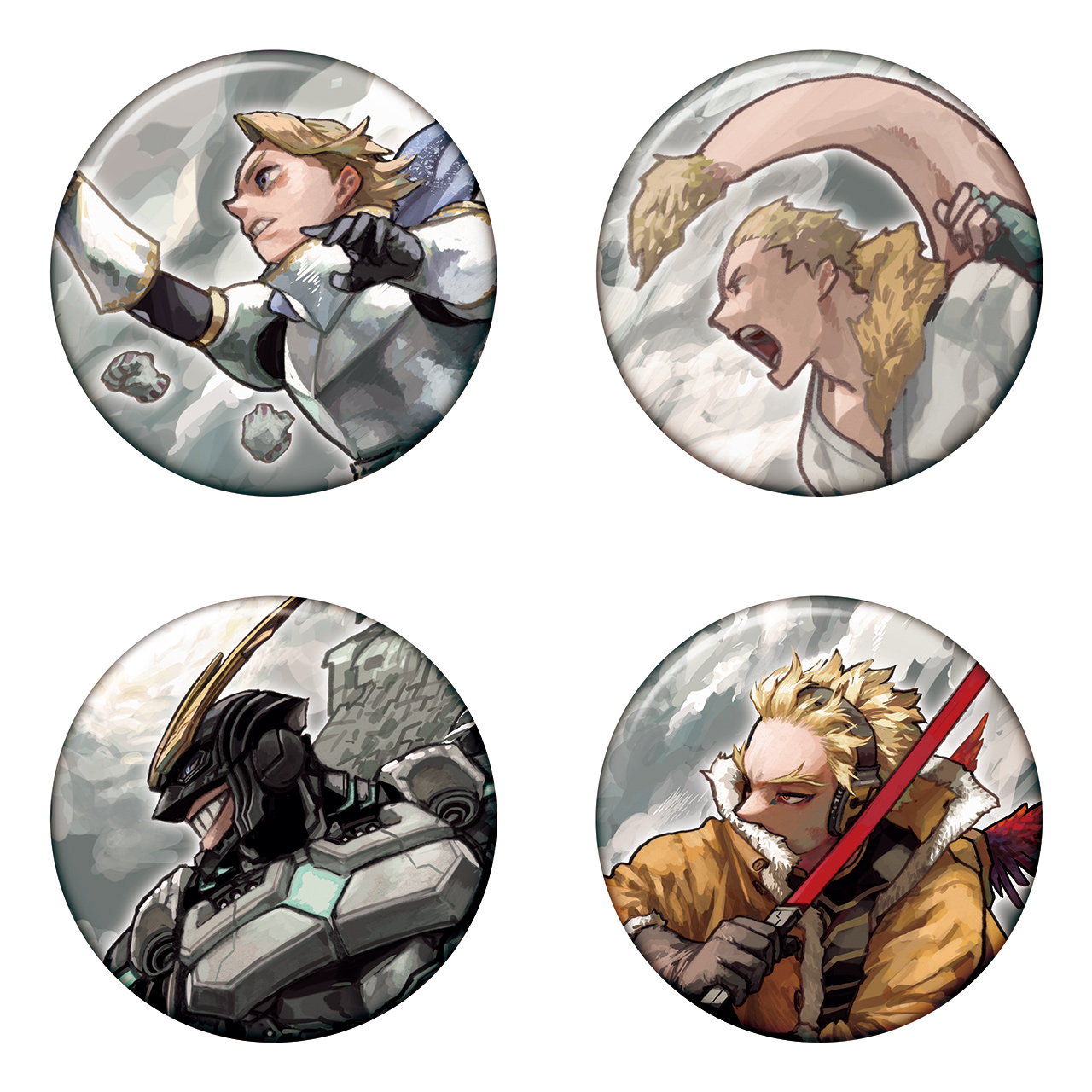 コレクション缶バッジ　KEY VISUAL HEROES VS VILLAINS SUPREME　全種セット（全16種入り） 