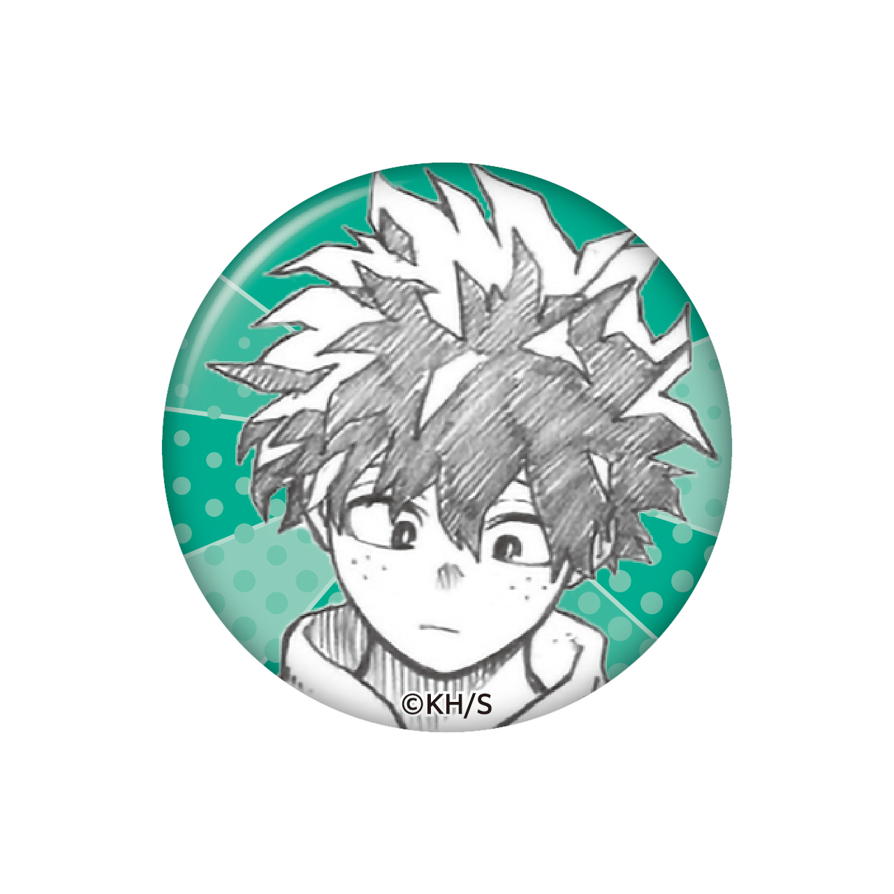 缶バッジ付きカレッジ風スウェットバッグ