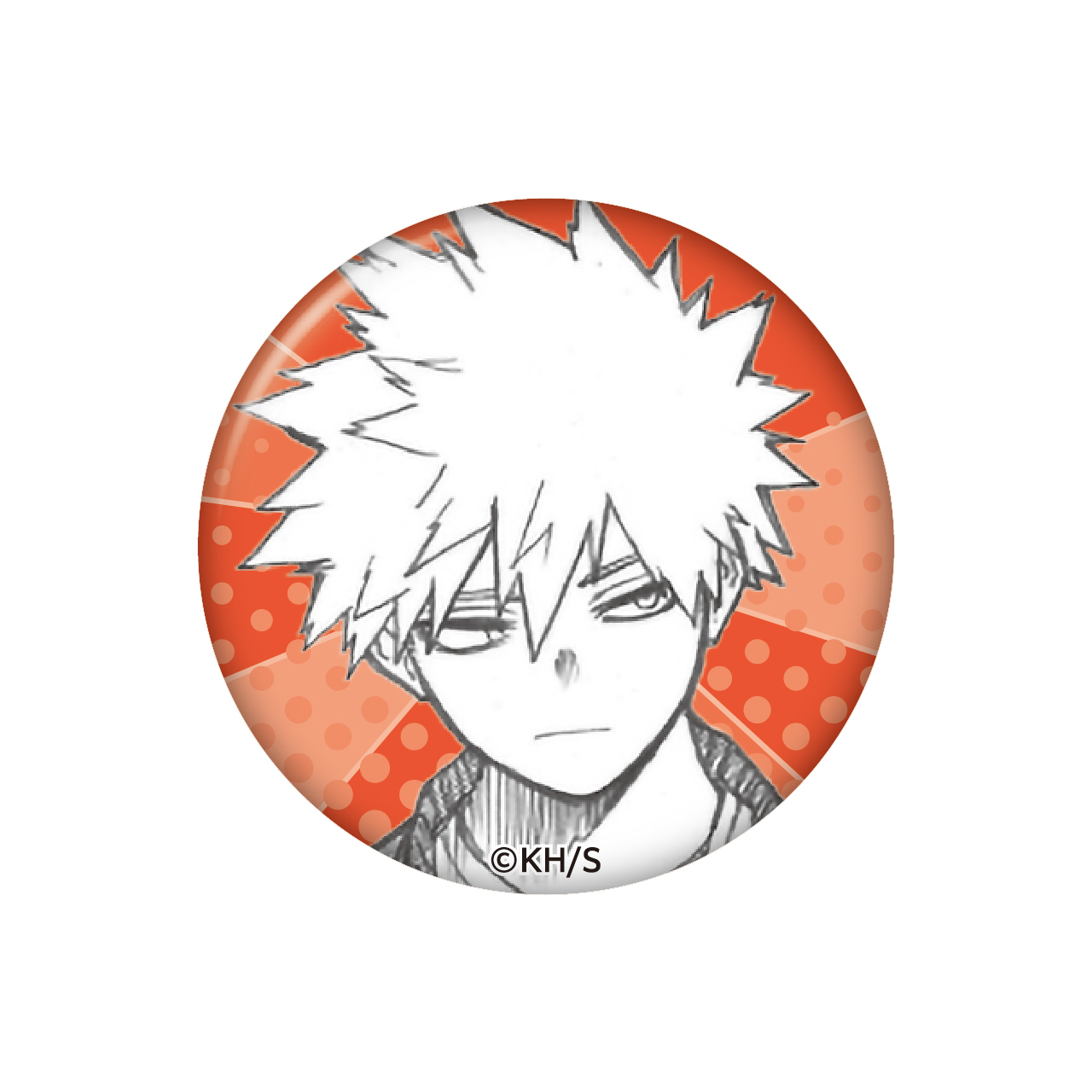 缶バッジ付きカレッジ風スウェットバッグ