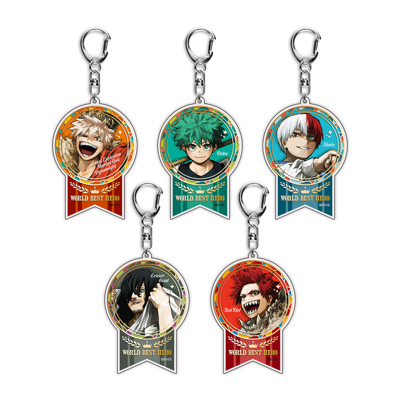 アクリルキーホルダーコレクション【WORLD BEST HERO】（全10種／ランダム1種入り） 