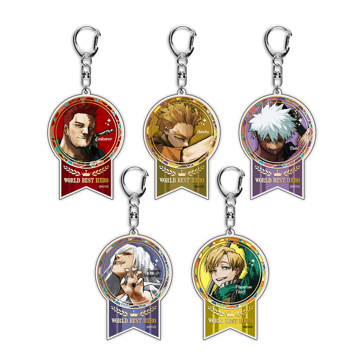 アクリルキーホルダーコレクション【WORLD BEST HERO】全種セット（全10種入り） 